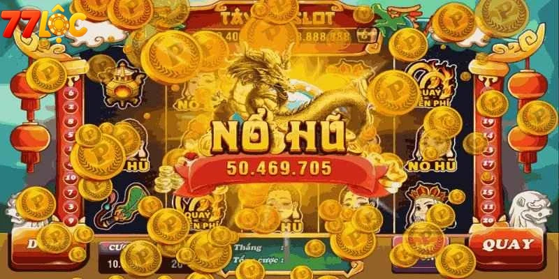 Hình ảnh giao diện bắt mắt của Game nổ hũ 77loc
